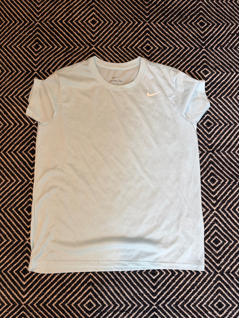 Nike Women’s Light Blue Dri-FIT Crew Neck Shirt M